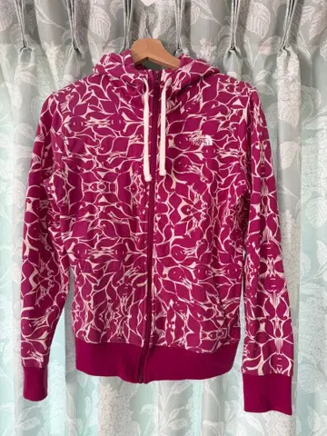 The North Face 꽃무늬 집업 후드티