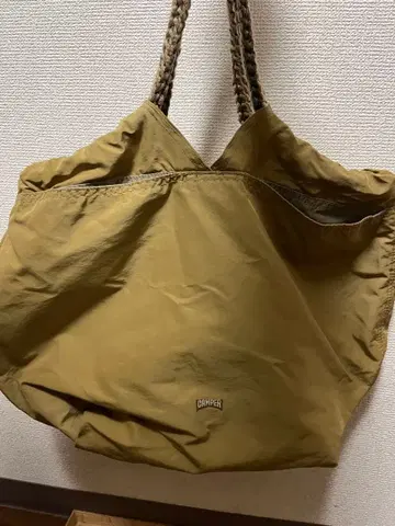 CAMPER 카키 토트백
