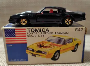 토미카 파랑 상자 F42 폰티악 파이어버드 트랜잠 일본제 당시물