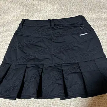 Jack bunny 골프 스커트 블랙 뒷면 플리츠 충전솜 속기모