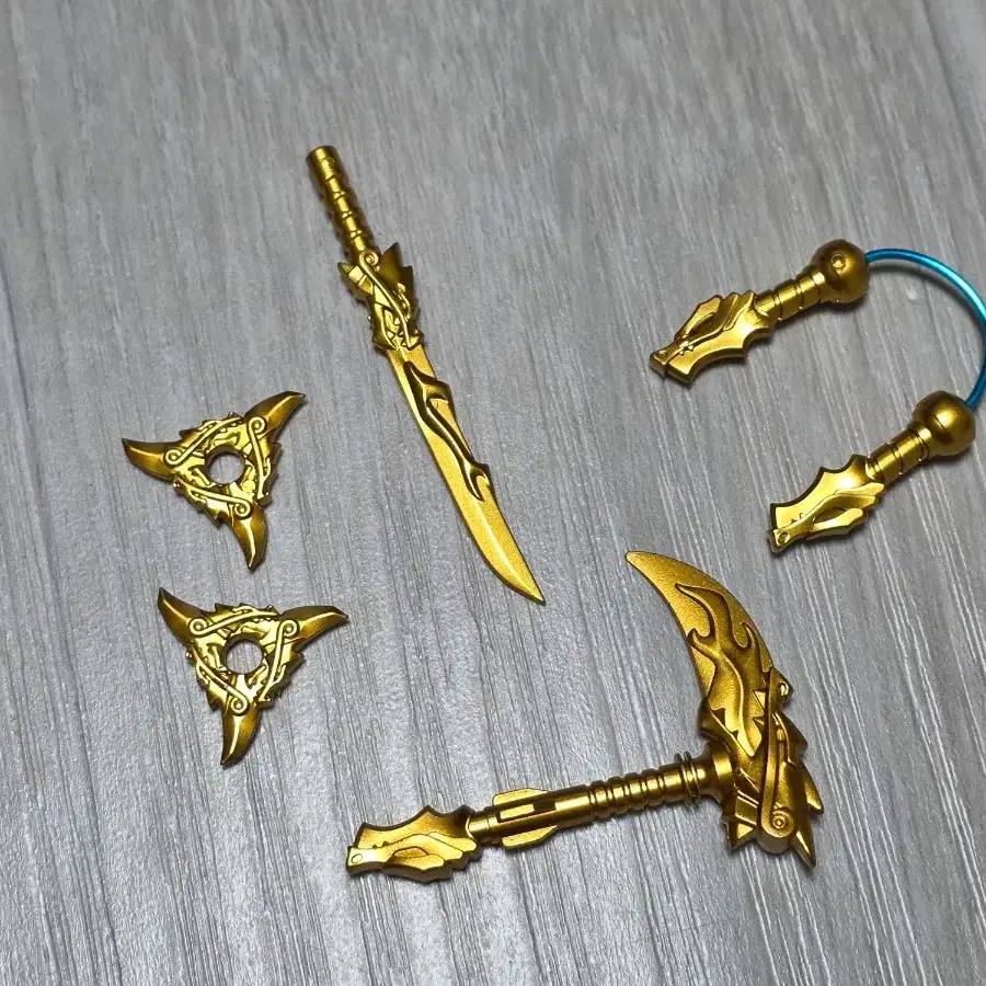 Ninjago Legacy Do-Bok custom golden weapon golden armor full set