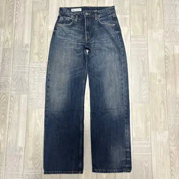 ZARA 스트레이트 데님 다크 블루