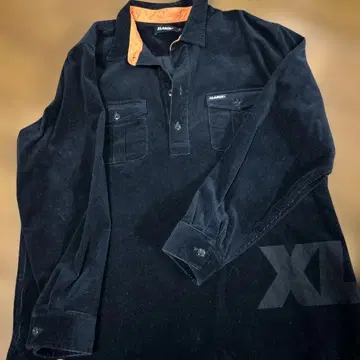 X-LARGE 긴팔 팬츠 코듀로이 블랙 상하의