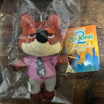 극장 한정판 주토피아2 봉제 인형 볼체인 닉