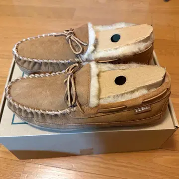 새상품 엘엘빈 위키드굿 슬리퍼 모카신 브라운 EE8 와이드