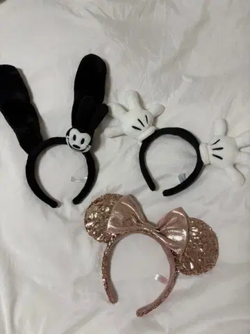 디즈니 머리띠 3세트