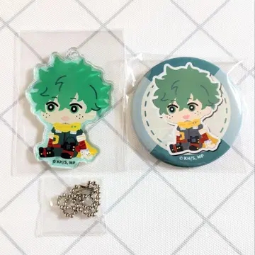 나의 히어로 아카데미아 모후모후 캔뱃지 아크릴 키링 Vol.2 미도리야