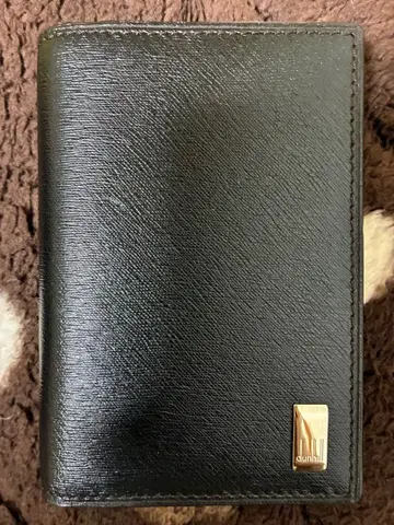 dunhill 블랙 가죽 명함지갑