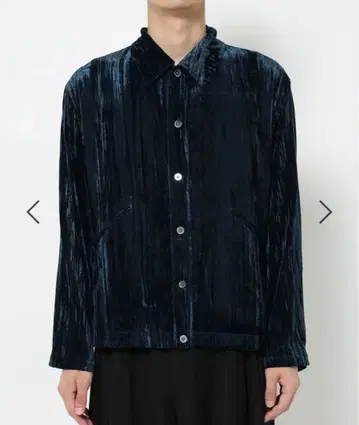 완판템 HARE 셰이드 벨루어 셔츠 블루종 프리 사이즈 네이비