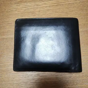 SHIPS 가죽 접이식 지갑 블랙 Begin