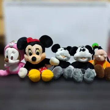 미니 마우스 봉제 인형 세트