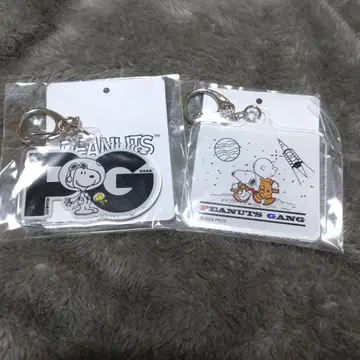 포르노그라피티 x 스누피 콜라보 / 아크릴 키링 2개 세트