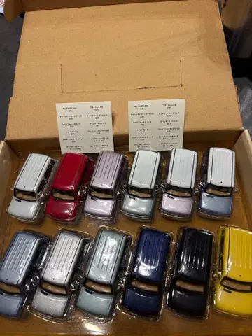 Lapin 라팡 미니카 1/42 스케일 12대 세트 박스형 판촉물