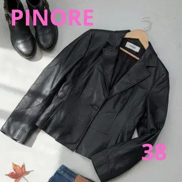 PINORE 피노레 자켓 인조 가죽 테일러드 자켓