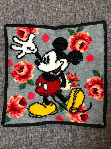 페이러 손수건 미키 [러브유] 블랙