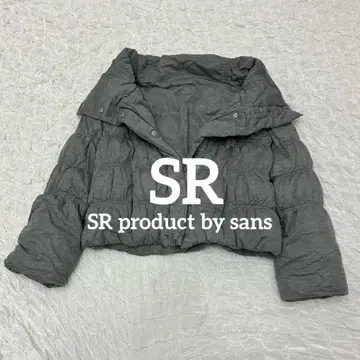 SR 그레이 숏 다운 자켓