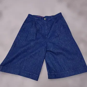 LEONARD 실크 데님 큐롯