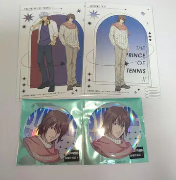 신 테니스의 왕자님 후지 슈스케 세트 휴일 메디코스 캔뱃지 브로마이드