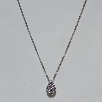 뱅돔 아오야마 Pt 0.24ct 드롭 가랜드 목걸이