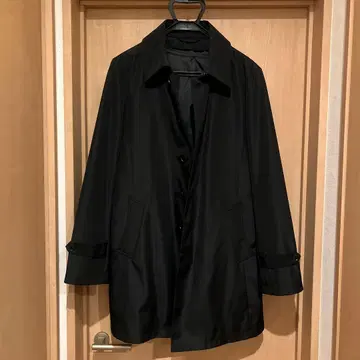 블랙 스텐카라 코트