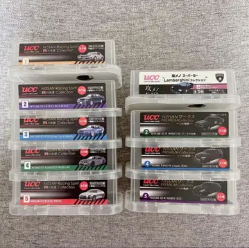 UCC NISSAN Racing Spirit 웍스 미니카 9대 세트