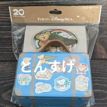 택 포함 새상품 스티커 세트 더피 20주년 디즈니씨