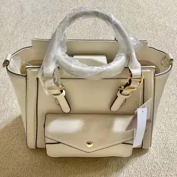 시마무라 maki melume 레터 포켓 2WAY 백 화이트