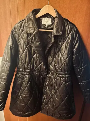 MSAY 블랙 퀼팅 자켓 L