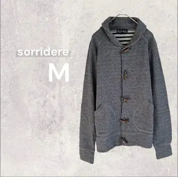 솔리델 맨투맨 아우터 코디건 더플 스타일 토글 여밈 캐주얼