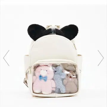 오시코토리 백팩 미니 화이트 인파