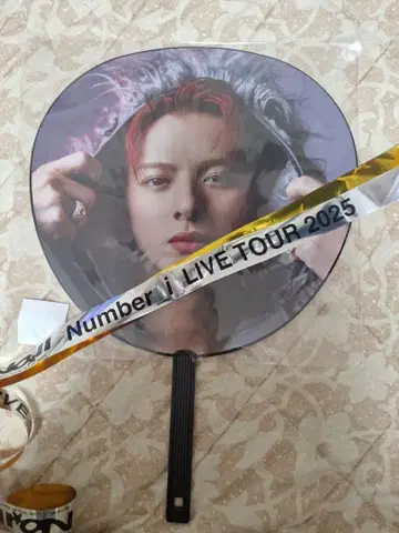 Number-i NoII 히라노 쇼 부채 & 은색 테이프
