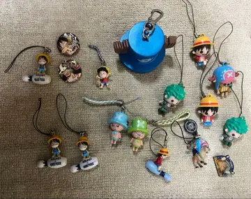 원피스 스트랩 키링 마스코트 캔뱃지