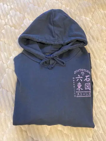 스톤즈 후드 부착 맨투맨