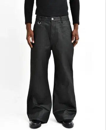 asapmode 스택 오일 코팅 팬츠 M