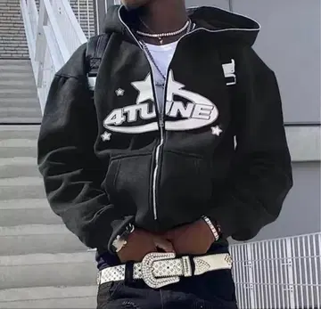 지퍼 후드티 y2k 그런지 sk8 opium 스트릿