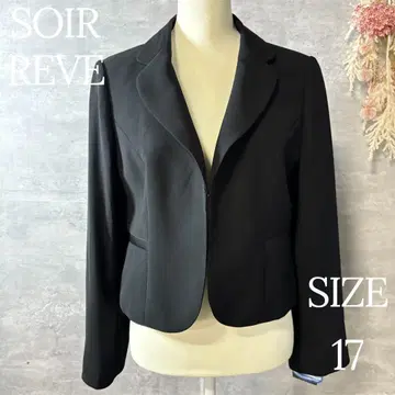 미사용 새상품 SOIR REVE 블랙 포멀 자켓 빅 사이즈 17