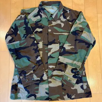 [ 미군 실물 ] 1999년제 BDU 자켓 우드랜드 카모 M-R 새상품급
