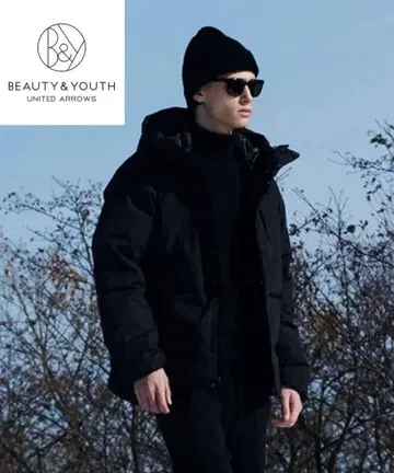 BEAUTY&YOUTH 코마츠 마테레 나일론 아라이 다운 자켓