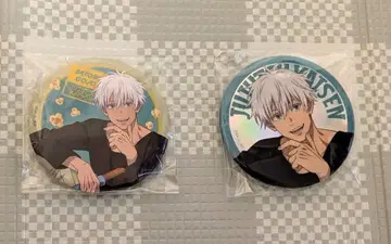 주술회전 세가 럭키 쿠지 Fun!Fun!Fun! 고죠 사토루 캔뱃지 2개