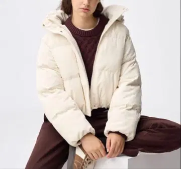 GU 웜 패딩 코듀로이 블루종