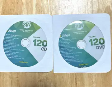 최신 미사용품 ZUMBA 줌바 zin120 CD DVD