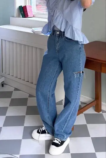 6mu.ROMU 데님 팬츠 nugu