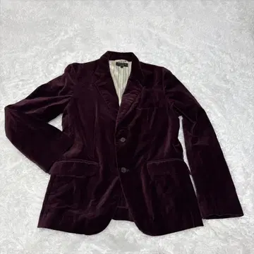 POWER TO THE PEOPLE 버건디 테일러드 자켓 L