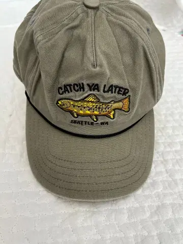 COAL 콜 생선 자수 캡