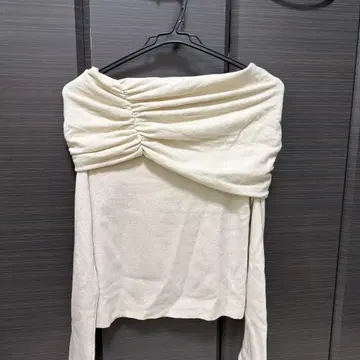 SNIDEL Sustainable 오프숄더 니트 풀오버