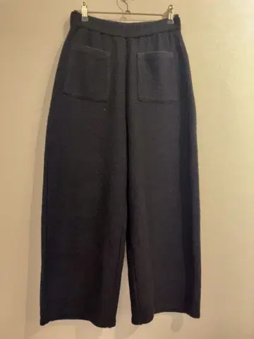 GALERIE VIE 블랙 와이드 팬츠