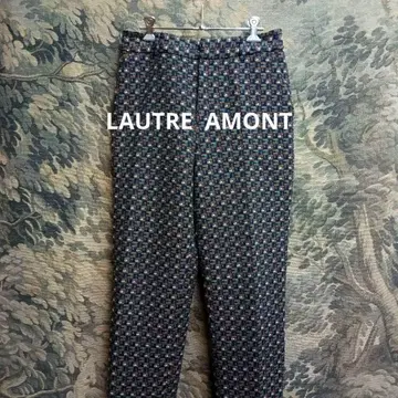 LAUTRE AMONT 자카드 테이퍼드 팬츠