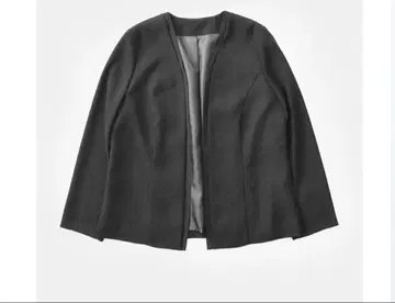 새상품 kaene 카엔 쉬폰 자켓 블랙 포멀 40 완판