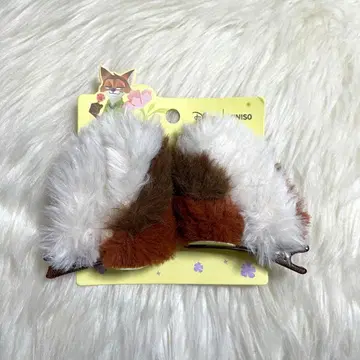 MINISO 주토피아 닉 헤어핀 귀 할로윈 익명 배송