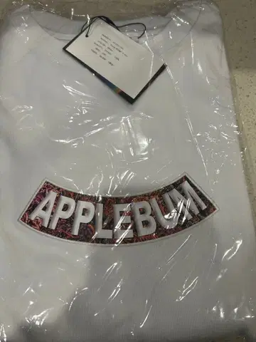 APPLEBUM Purple WORM 티셔츠 XXL 화이트